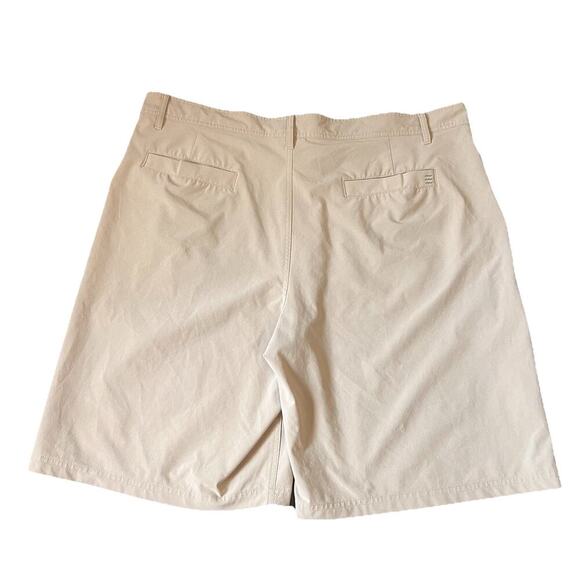 Free Fly Men's Shorts Size 38 Beige Tan Stretch Performance Hybrid Casual Golf - Picture 7 of 7